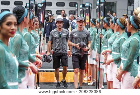 Fernando Alonso & Stoffel Vandoorne Of Mclaren Honda