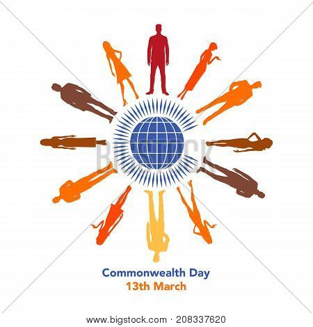 Commonwealth Day Illustration