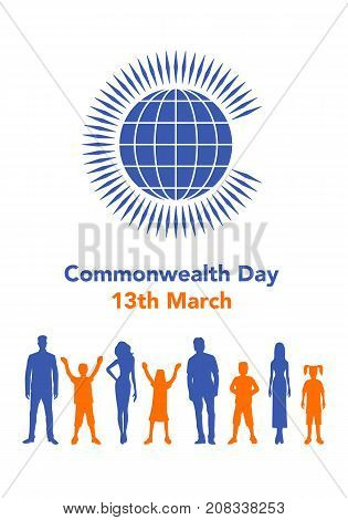 Commonwealth Day Illustration