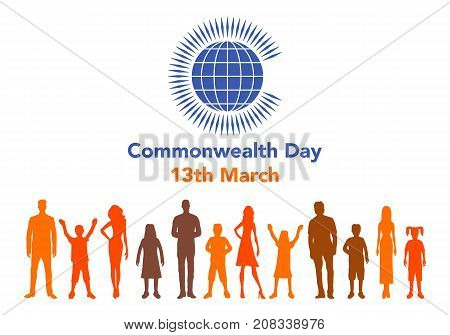 Commonwealth Day Illustration