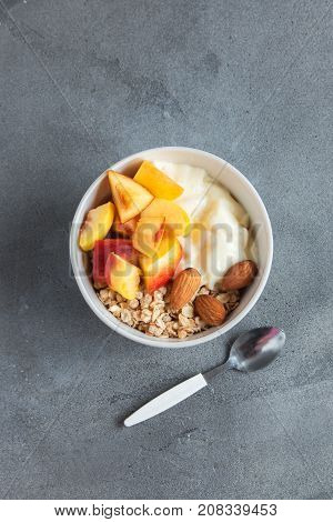 Oatmeal And Fruit Breakfast Bowl