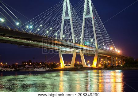Big Obukhovsky Cable-stayed Bridge, Neva River