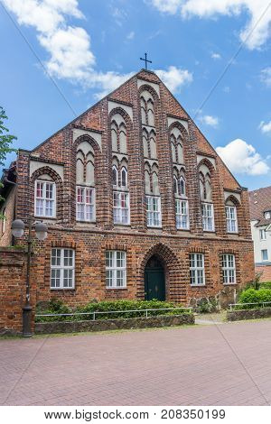 Historic Church Building Probstei In The Center Of Uelzen