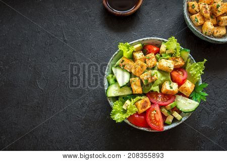 Fried Tofu Salad