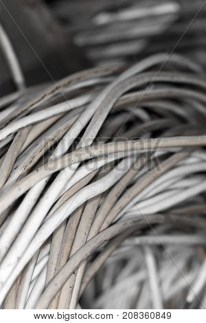 old wire as a backdrop. close-up . Photo of abstract background