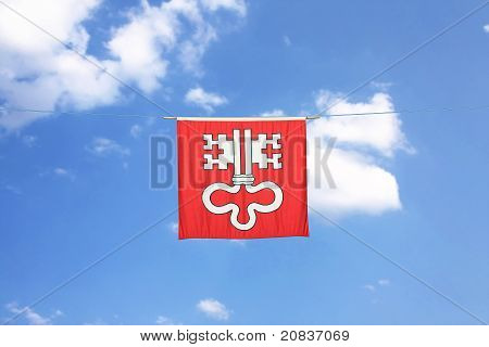 Cantone svizzero bandiera serie: Niederwalden