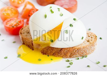 Poached Egg On Bread