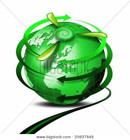 Énergie éolienne mondiale bio