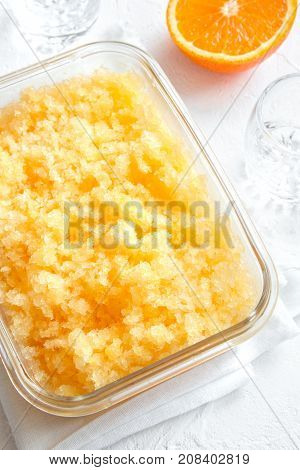 Orange Granita