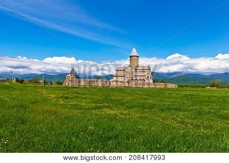 Alaverdi orthodox monastery in Kakhetia region, Georgia.