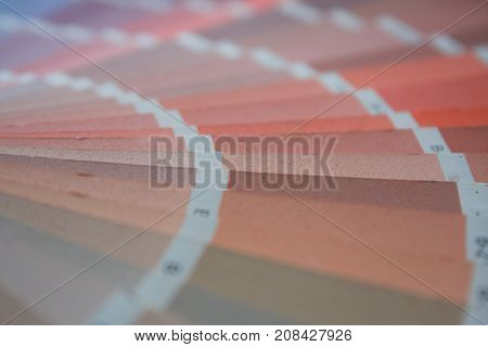 RAL pantone sample colors catalogue . .