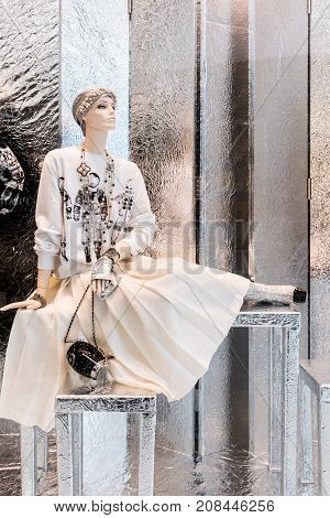 Chanel Shop At Emquatier, Bangkok, Thailand, Sep 7, 2017