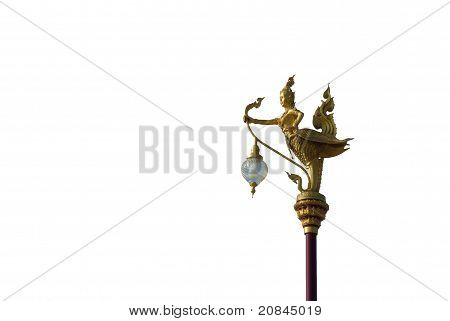 Macierzystego stylu tajskim Angel Lantern Pillar