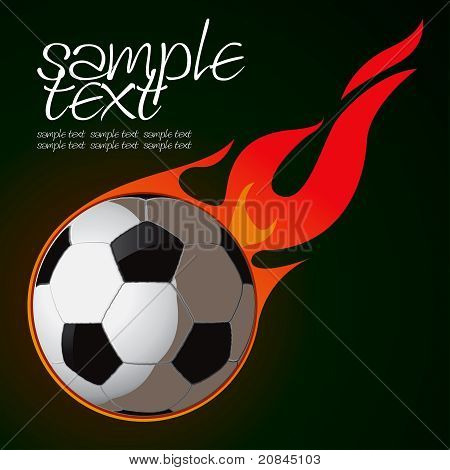 Voetbal Fire Ball 2