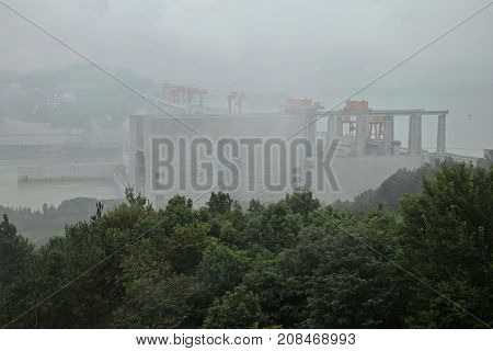 The Biggest Hydroelectric Power Station in the World - Three Gorges Dam on Yangtze river in China