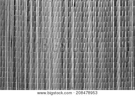 Black And White Color Sraw Mat Pattern.