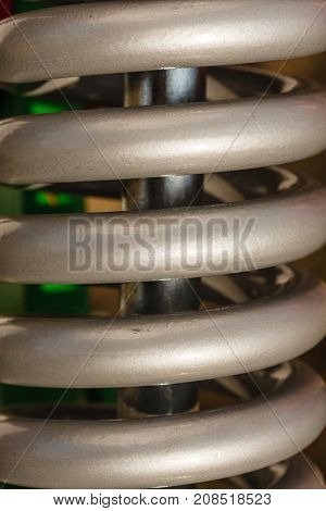 Detailed Closeup Of Shock Absorber, Big Snubber