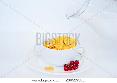 Image of different healthy food made of weat