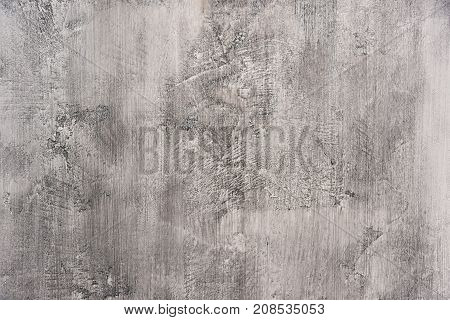Texture Of Gray Concrete Wall. Plasterwork Of Interior Design