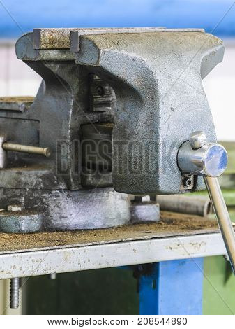 Vice in a workshop