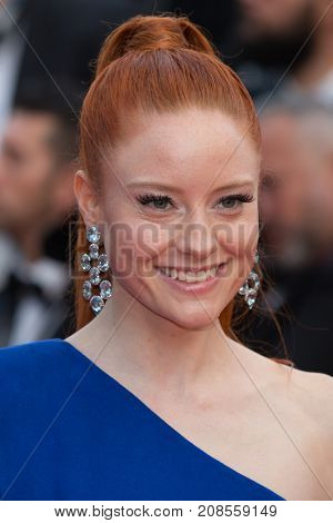 CANNES, FRANCE - MAY 11: Barbara Meier attends the 'Cafe Society' premiere and the Opening Night Gala. 69th annual Cannes Film Festival at the Palais des Festivals on May 11, 2016 in Cannes

