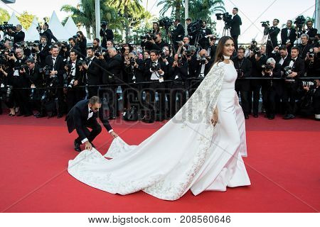 Sonam Kapoor  attends the 'From The Land Of The Moon (Mal De Pierres)' premiere at the 69th Festival de Cannes.May 15, 2016  Cannes, France
