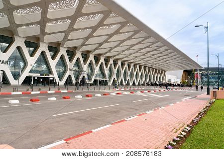 Menara Airport In Marrakesh. Morocco