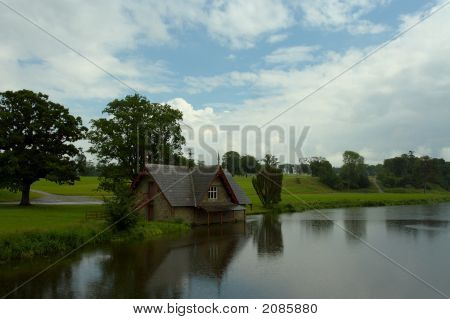Gamle sten hus