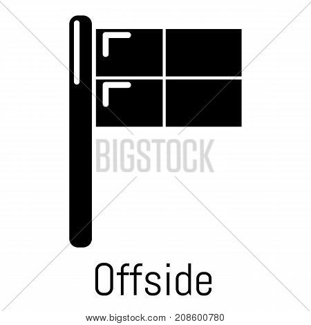 Offside icon. Simple illustration of offside vector icon for web