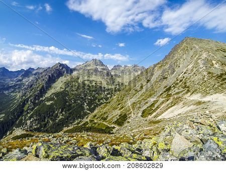 Picturesque Summer View Of High Tatras Mountains, Slovakia