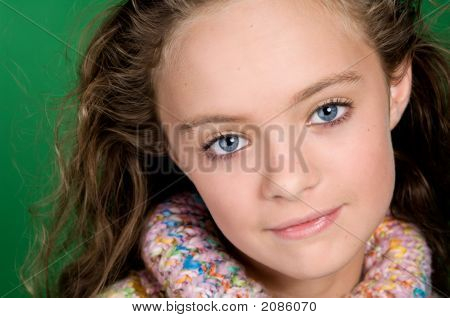 Rilassata Teenagegirl ritratto