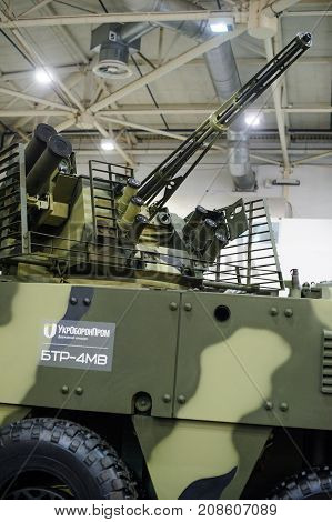 New Ukrainian Armored Vehicle Btr-4Mv At The Exhibition