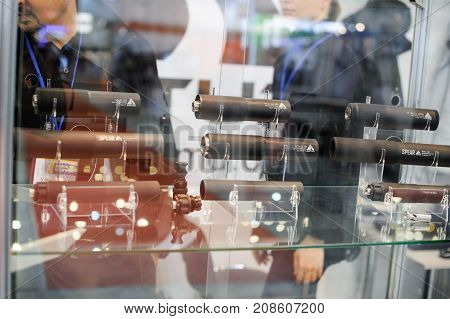 Silencer Automatic Weapons At The Exhibition