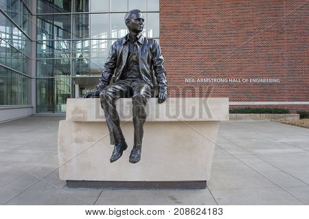 The Beautiful Neil Armstrong Hall Of Engineering Of Purdue University