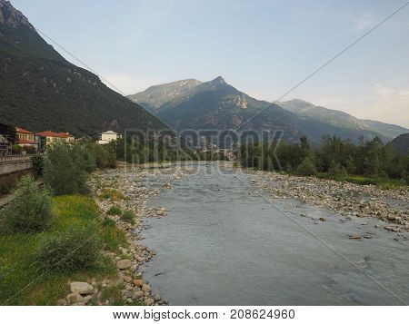 Dora Baltea River In Donnas