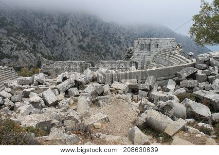 Termessos is an ancient city located in the southeast of the historical area of ​​Pisidia