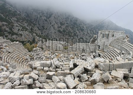 Termessos is an ancient city located in the southeast of the historical area of ​​Pisidia