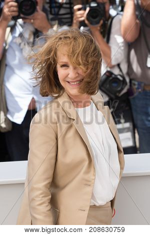 CANNES, FRANCE - MAY 19, 2016:  Nathalie Baye attends the 'It's Only The End Of The World (Juste La Fin Du Monde)'  photocall. 69th annual Cannes Film Festival at the Palais des Festivals