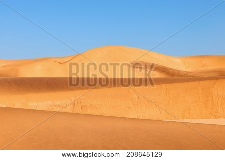 Sand dunes in Dorob National Park in Namibia.