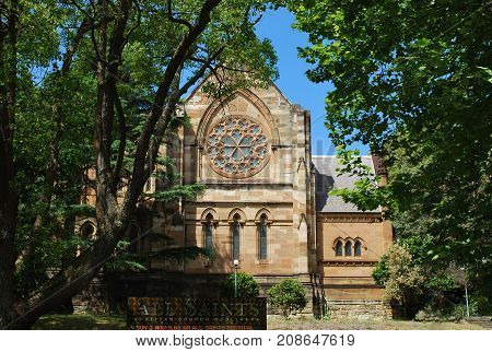 All Saints' Anglican Church Woollahra exterior Sydney Australia