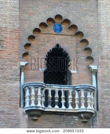 view of an architectural detail of a church