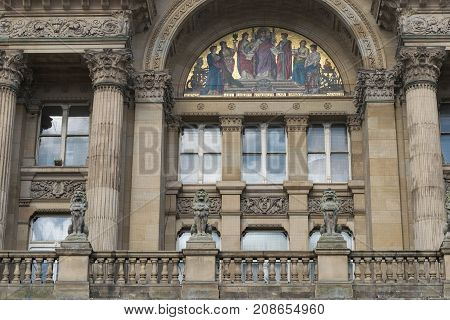 Birmingham, UK, October 3rd, 2017  Birmingham City Council historical building