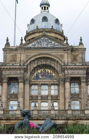 Birmingham, UK, October 3rd, 2017  Birmingham City Council historical building