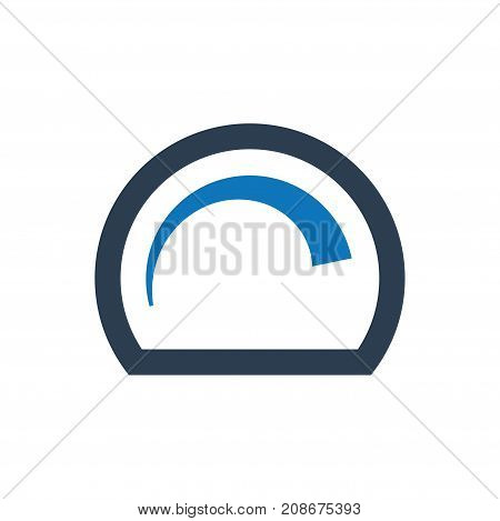 Beautiful, meticulously designed speedometer  Icon. Perfect for use in designing and developing websites, printed materials and presentations, Promotional Materials, Illustrations or Infographics or any type of design projects