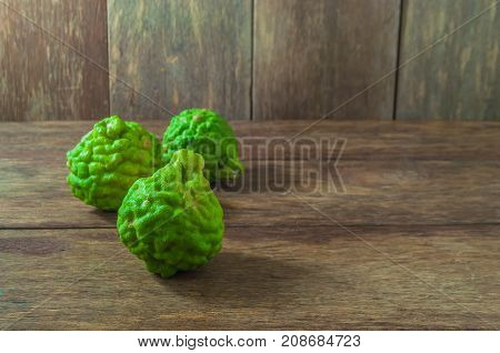 Closeup bergamot (Citrus Bergamia). Extracts used to scent food perfumes cosmetics. Use on skin can increase photosensitivity resulting greater damage from sun. Excessive consumption can be toxic.
