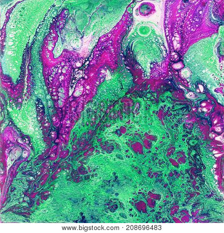 Liguid watercolor and ink abstract colored painting. Wet panted illustration, abstract background, pattern and wallpaper