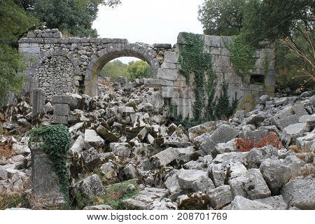 Termessos is an ancient city located in the southeast of the historical area of Pisidia