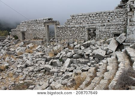 Termessos is an ancient city located in the southeast of the historical area of Pisidia
