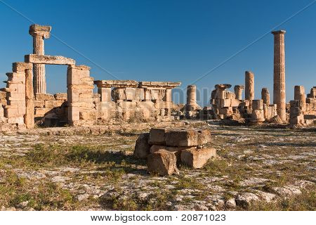 Roman city, Cyrene, Al Bayda, northeast Libya