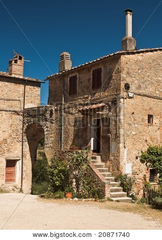 小屋，Castello di Tocchi，托斯卡纳意大利